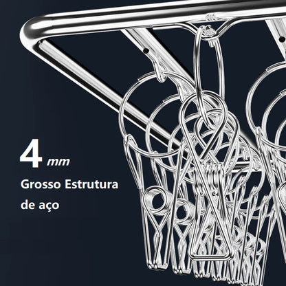 Varal para Roupa Íntima e Meia - 40 Prendedores