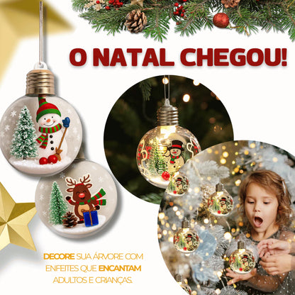 Bola de Natal em Led Decorativa de Natal