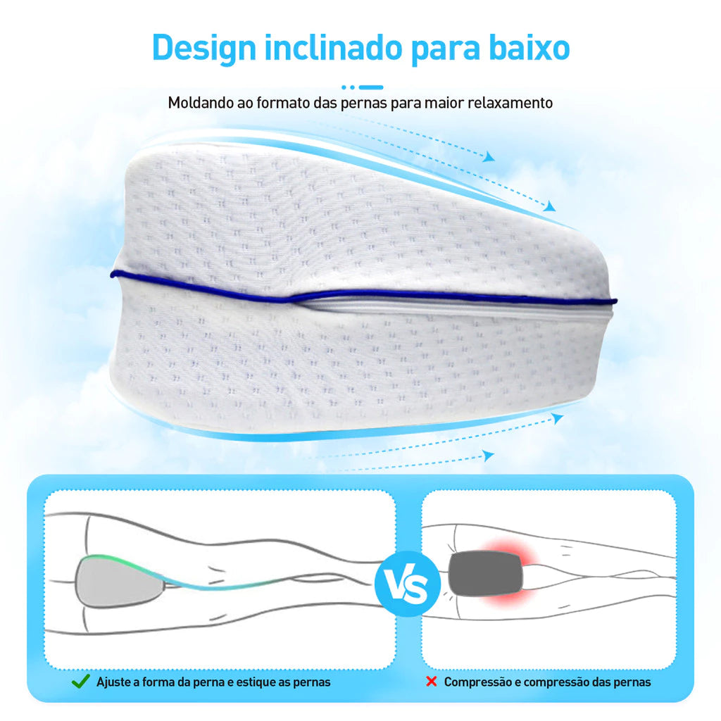 Travesseiro Ortopédico para Pernas