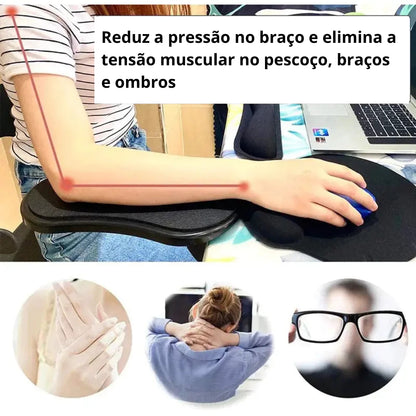 Suporte Ergonômico de Mesa para Braço e Punho