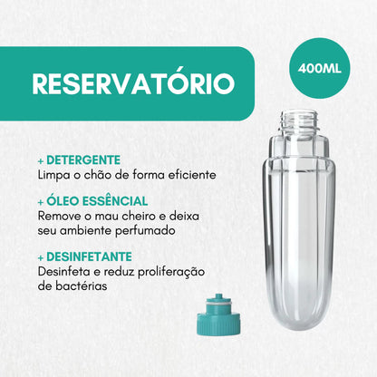 Esfregão Mop Giratório com Reservatório Spray
