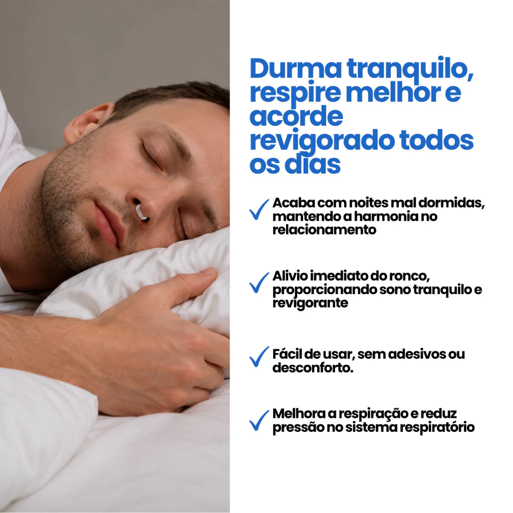Dilatador Nasal Magnético Anti-Ronco - Kit 5 Unidades