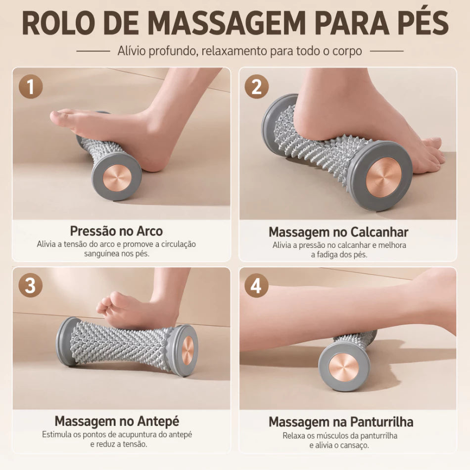 Rolo Massageador para Pés