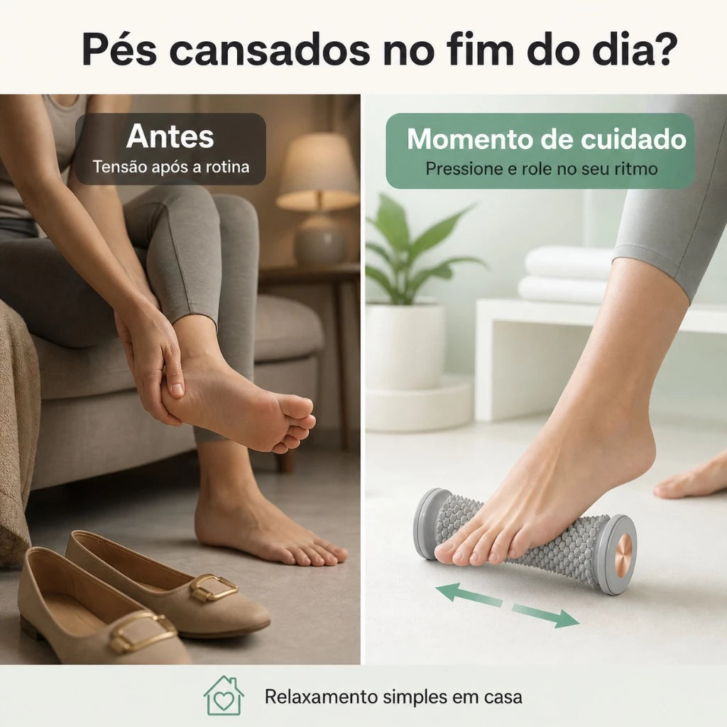 Rolo Massageador para Pés