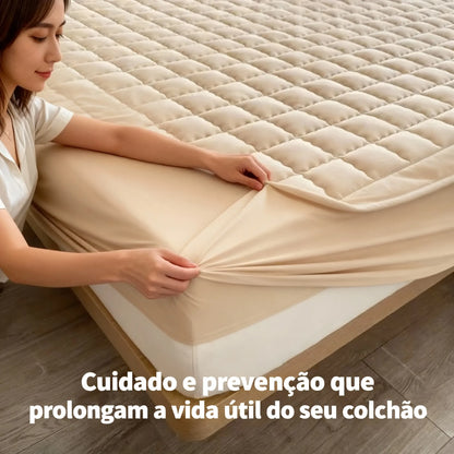 Capa de Colchão Impermeável e Antialérgico com Elástico