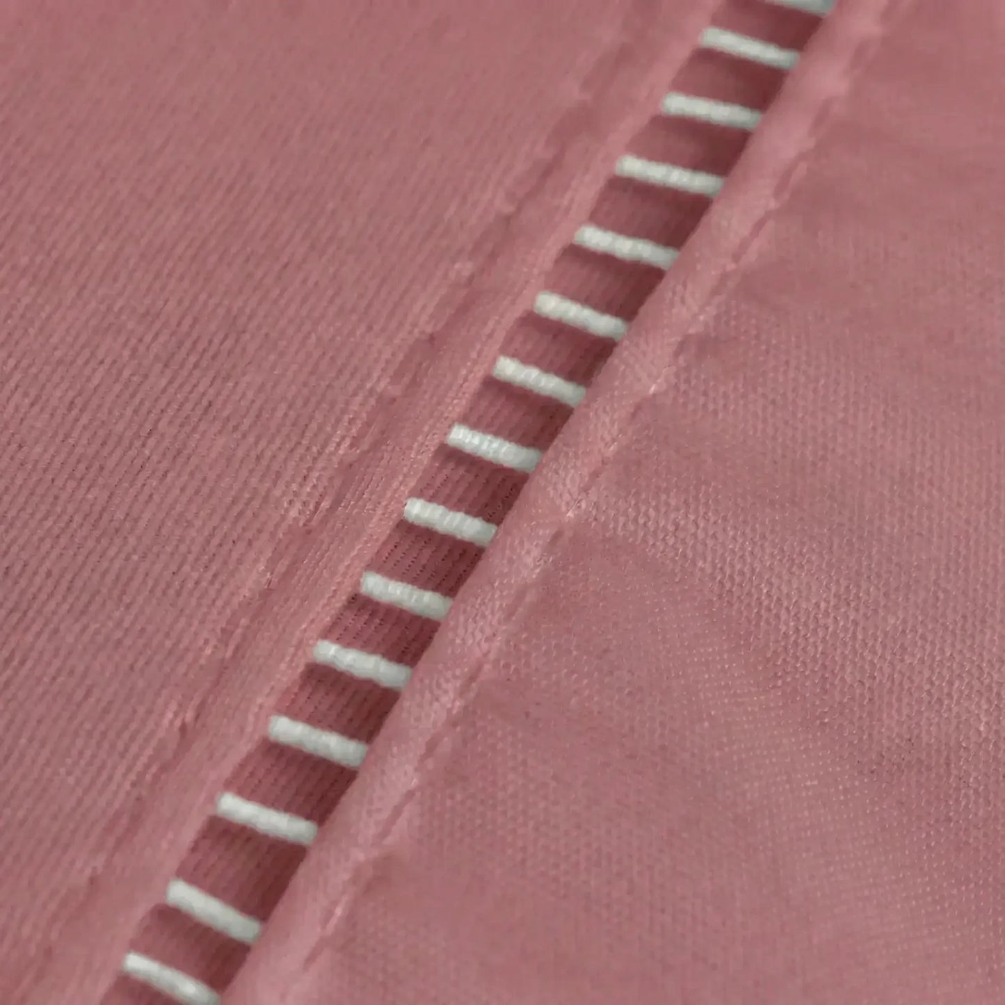 Jogo de Lençol Rosa para Cama 400 Fios Micropercal com Elástico e Ponto Palito