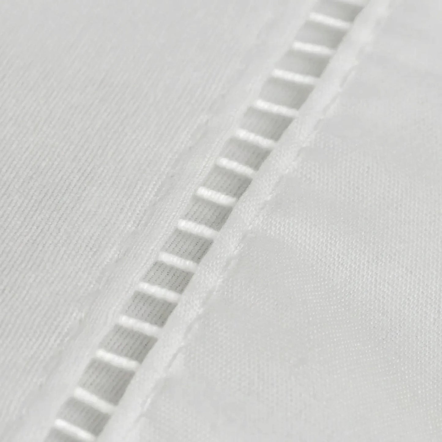 Jogo de Lençol Branco para Cama 400 Fios com Elástico e Ponto Palito