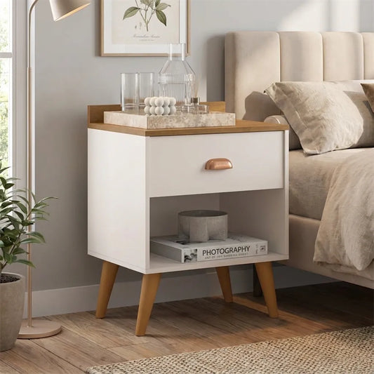 Mesa de Cabeceira com Gaveta e Nicho