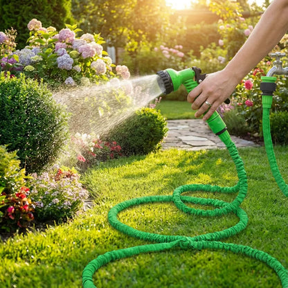 Mangueira de Jardim Expansível com Esguicho