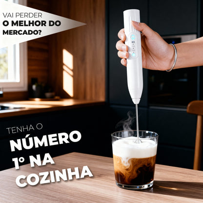 Batedor Misturador Mixer Elétrico para Bebidas