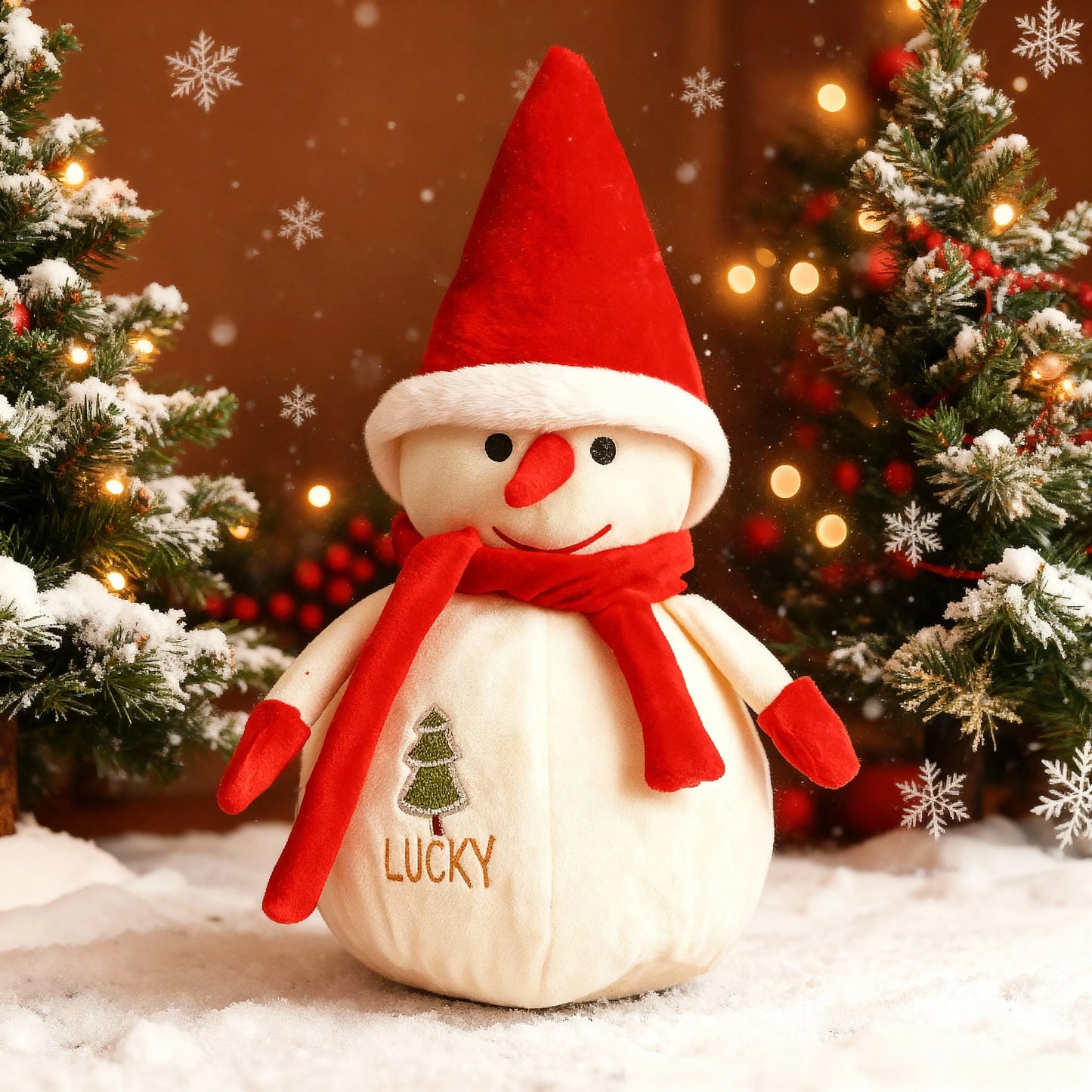 Boneco de Neve de Pelúcia