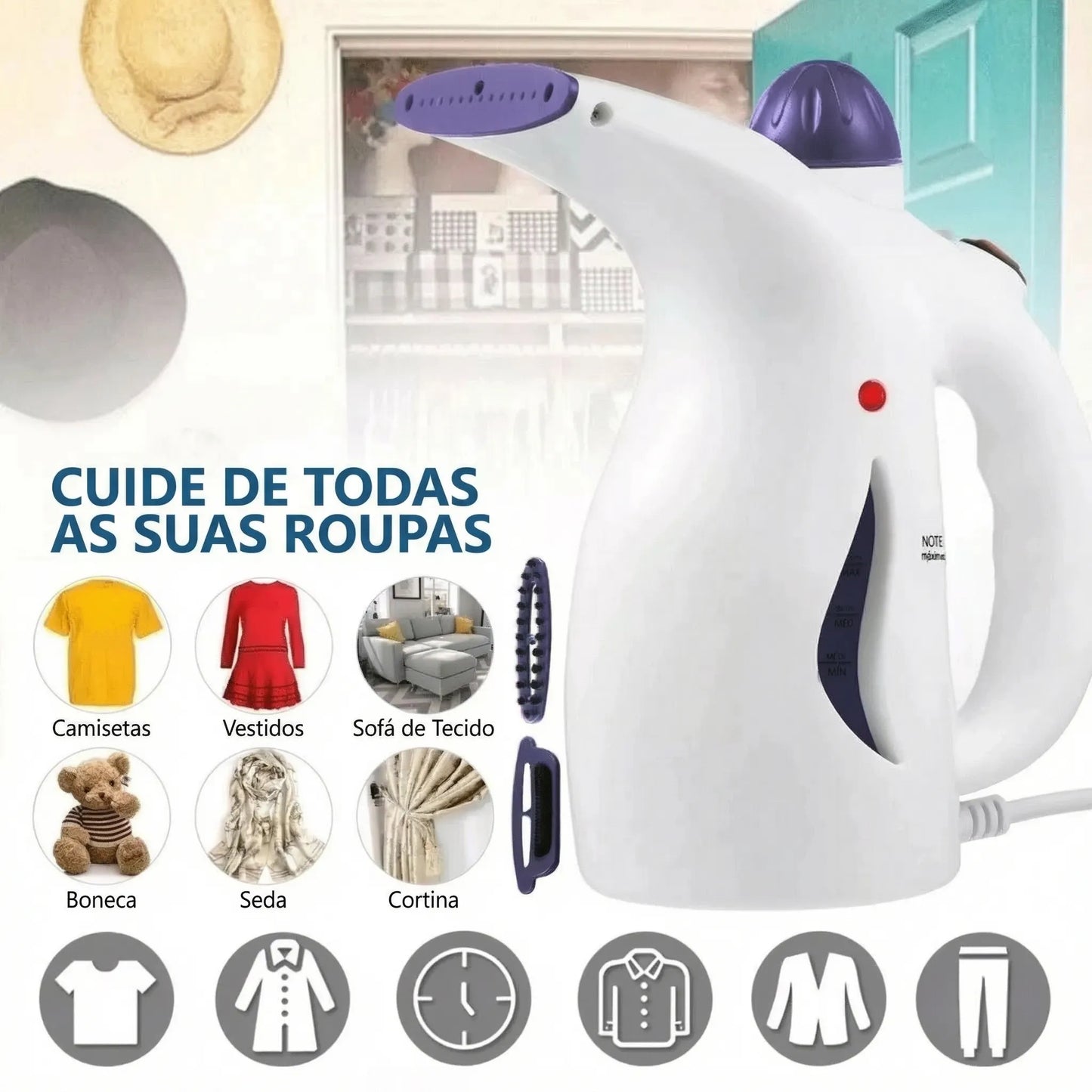Passadeira a Vapor Portátil