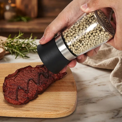 Moedor e Triturador de Pimenta e Sal - Kit Com 2 Unidades