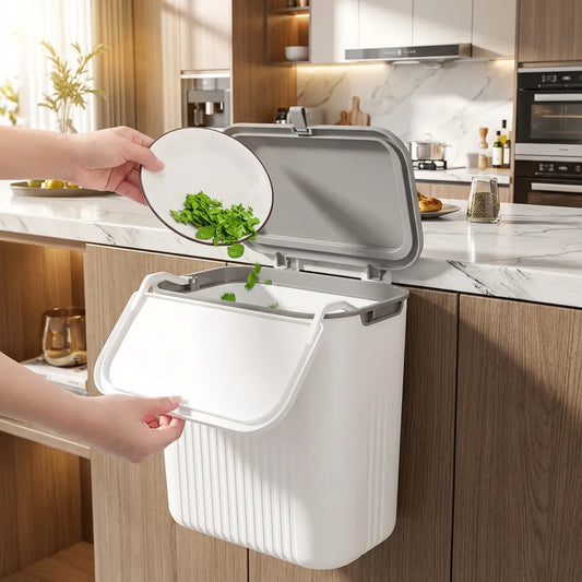 Lixeira Embutida de Pia para Cozinha