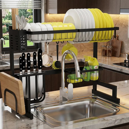 Escorredor de Louça Suspenso em Aço Inox