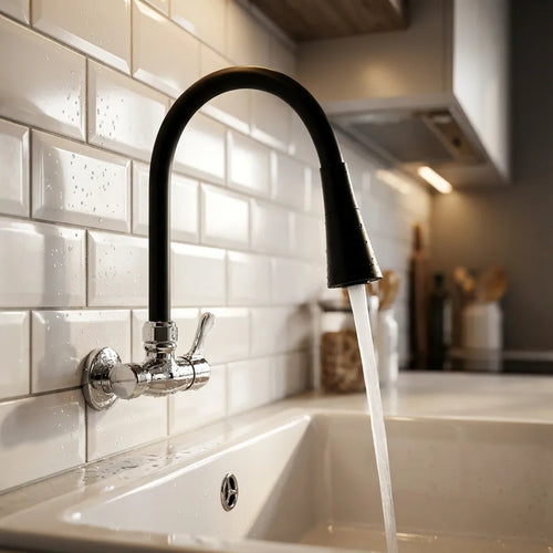 Torneira para Cozinha - Flexível e Giratória