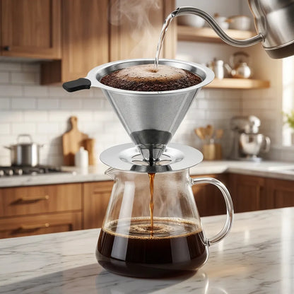 Coador com Filtro de Café Reutilizável - CoFilter