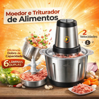 Moedor e Triturador Elétrico de Alimentos