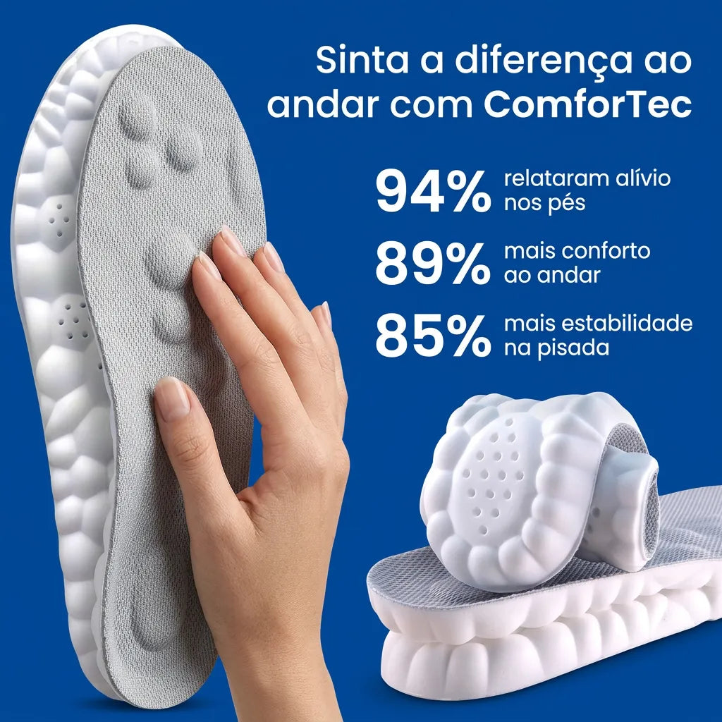 Palmilha Ortopédica Massageadora