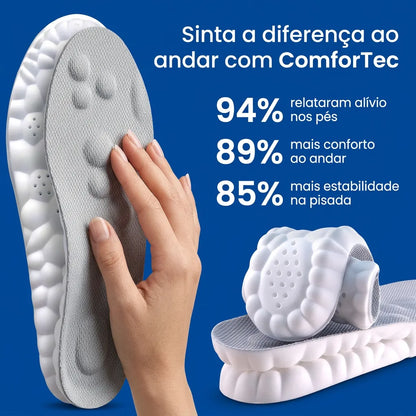 Palmilha Ortopédica Massageadora