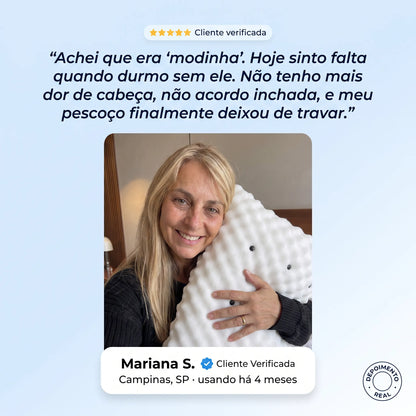 Travesseiro Terapêutico Magnético com Infravermelho