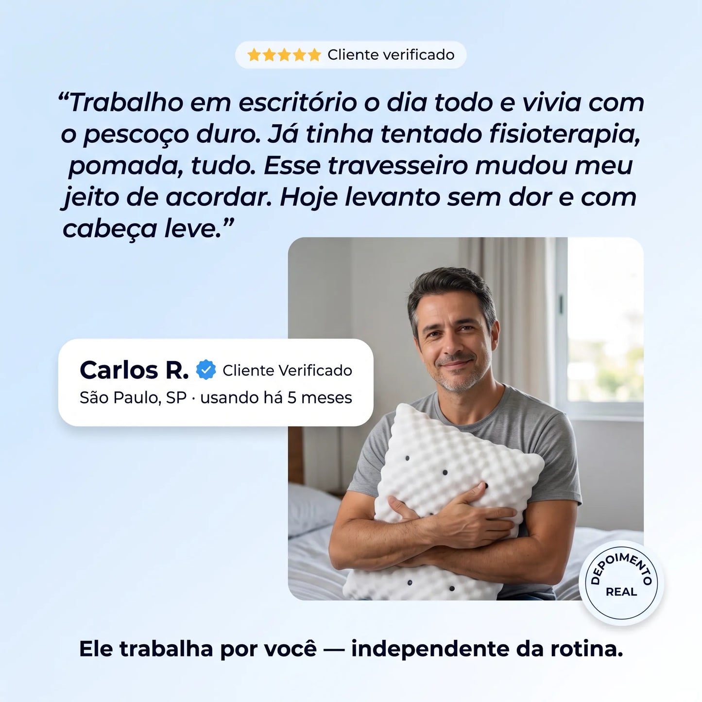 Travesseiro Terapêutico Magnético com Infravermelho