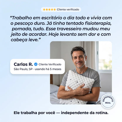 Travesseiro Terapêutico Magnético com Infravermelho