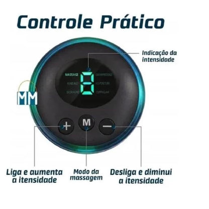 Massageador Elétrico para Pés com Eletroestimulação