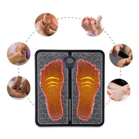 Massageador Elétrico para Pés com Eletroestimulação