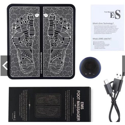 Massageador Elétrico para Pés com Eletroestimulação
