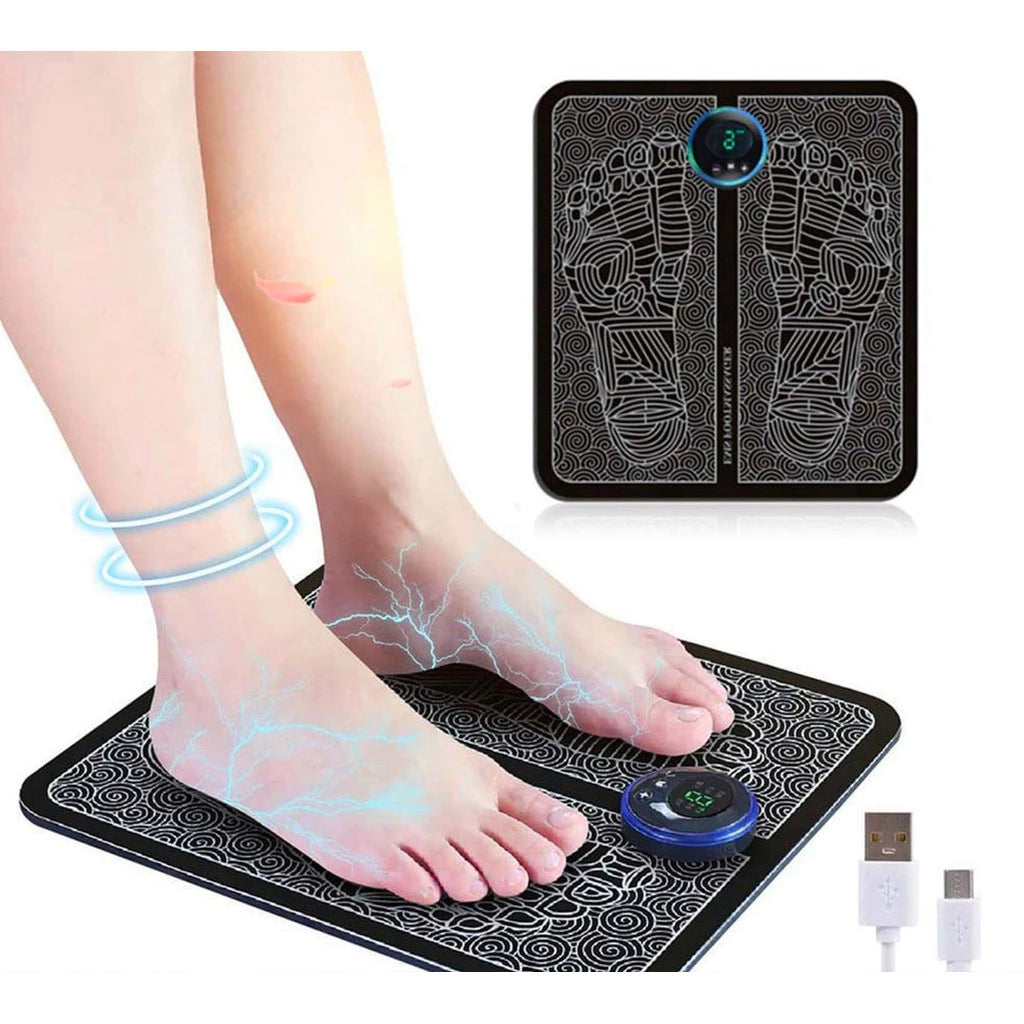 Massageador Elétrico para Pés com Eletroestimulação