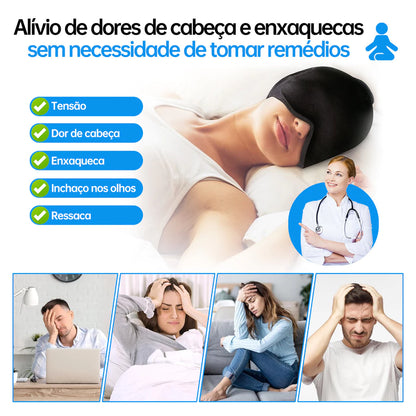 Touca de Terapia Térmica Gel Quente e Fria