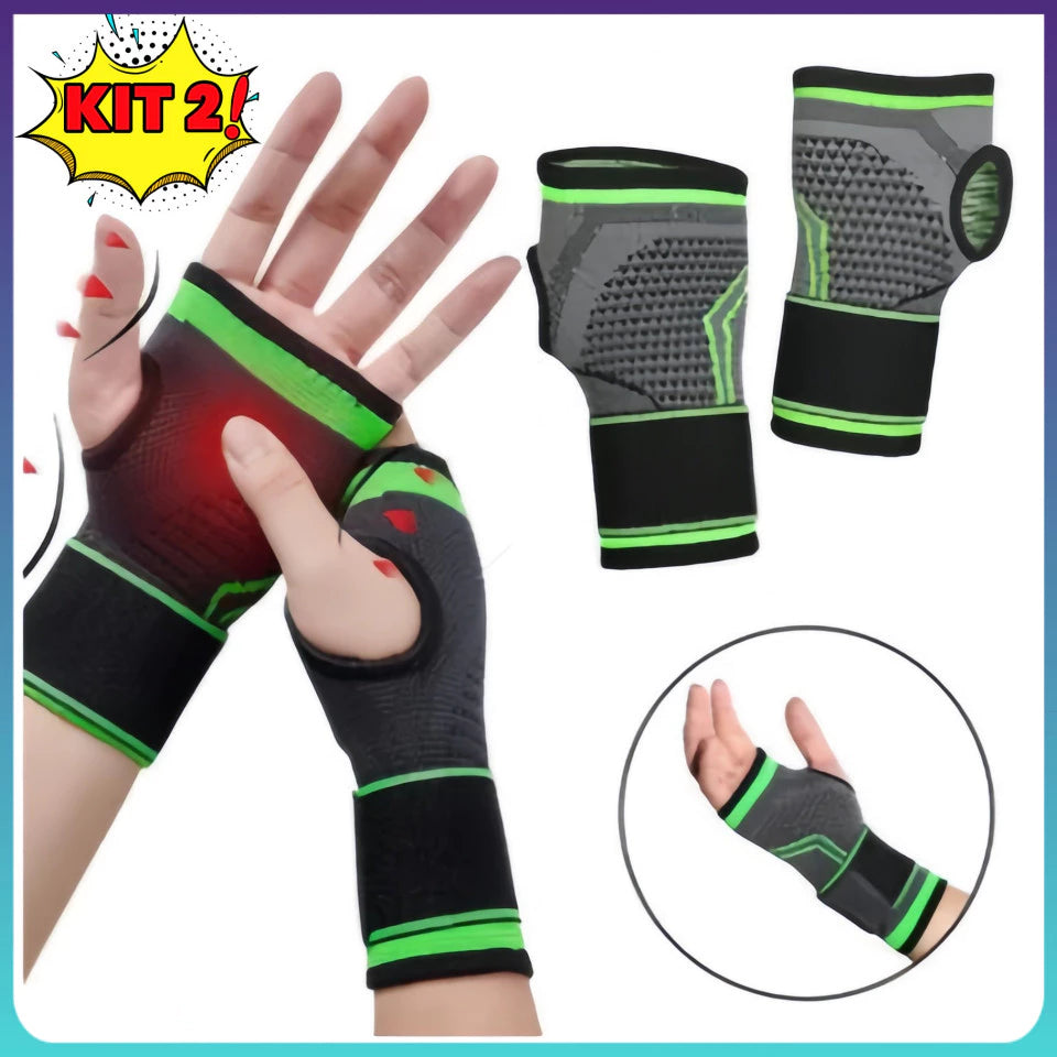 Munhequeira Ortopédica Ajustável de Pulso - Compre 1 Leve 2