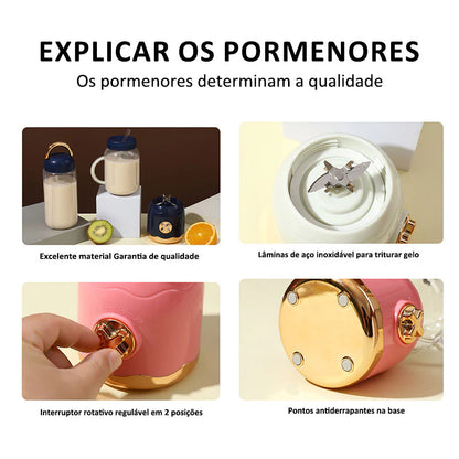 Liquidificador Portátil com Copo Caneca