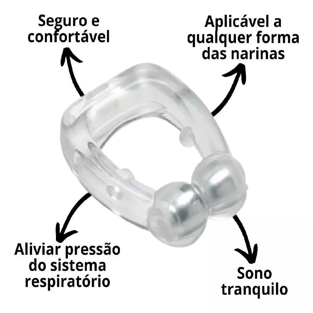 Dilatador Nasal Magnético Anti-Ronco - Kit 5 Unidades