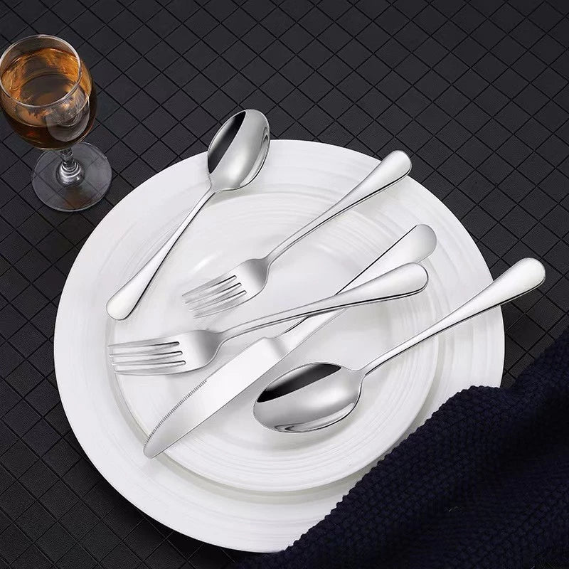 Jogo Talheres 24 Peças Inox Premium Com Maleta