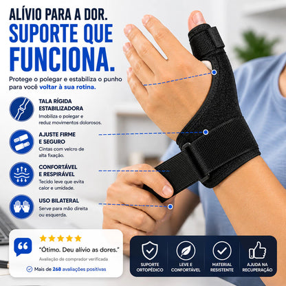 Tala com Munhequeira para Polegar